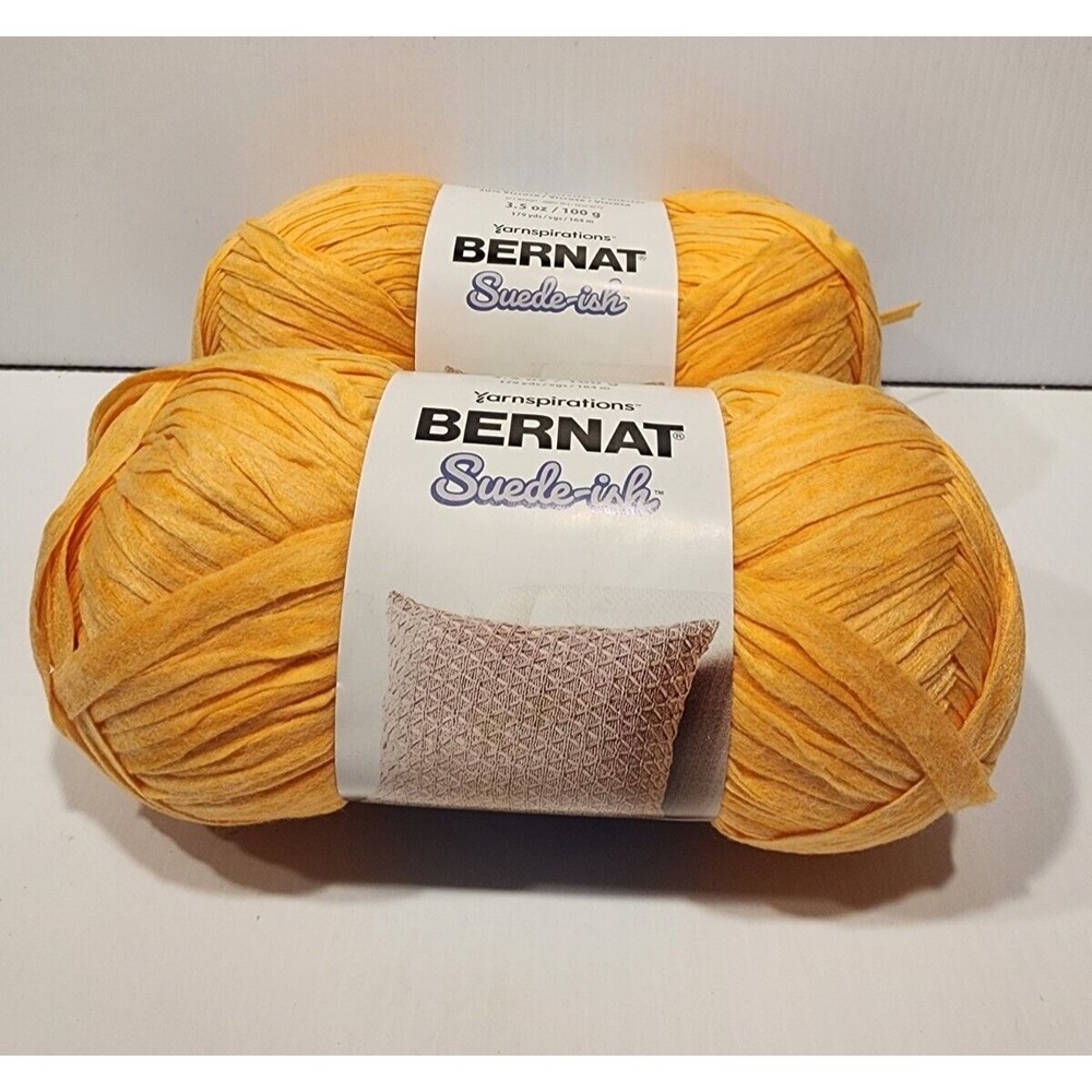 Yarnspirations Bernat Suede-ish Honeycomb  Yarn  2 skeins